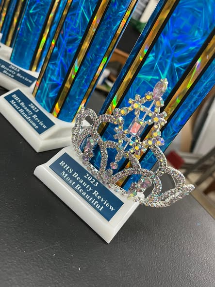 Championship trophy with custom design for competitive events